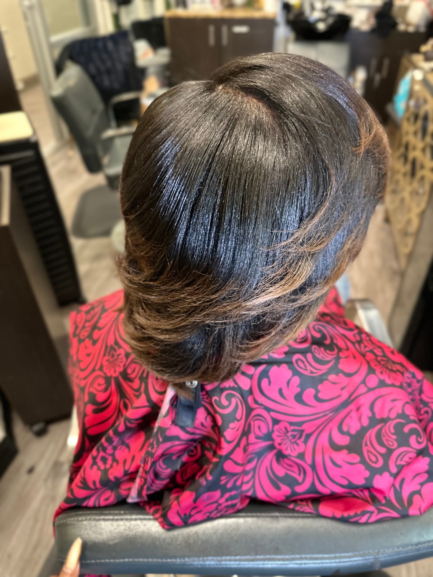 Layered Feathered Bob
