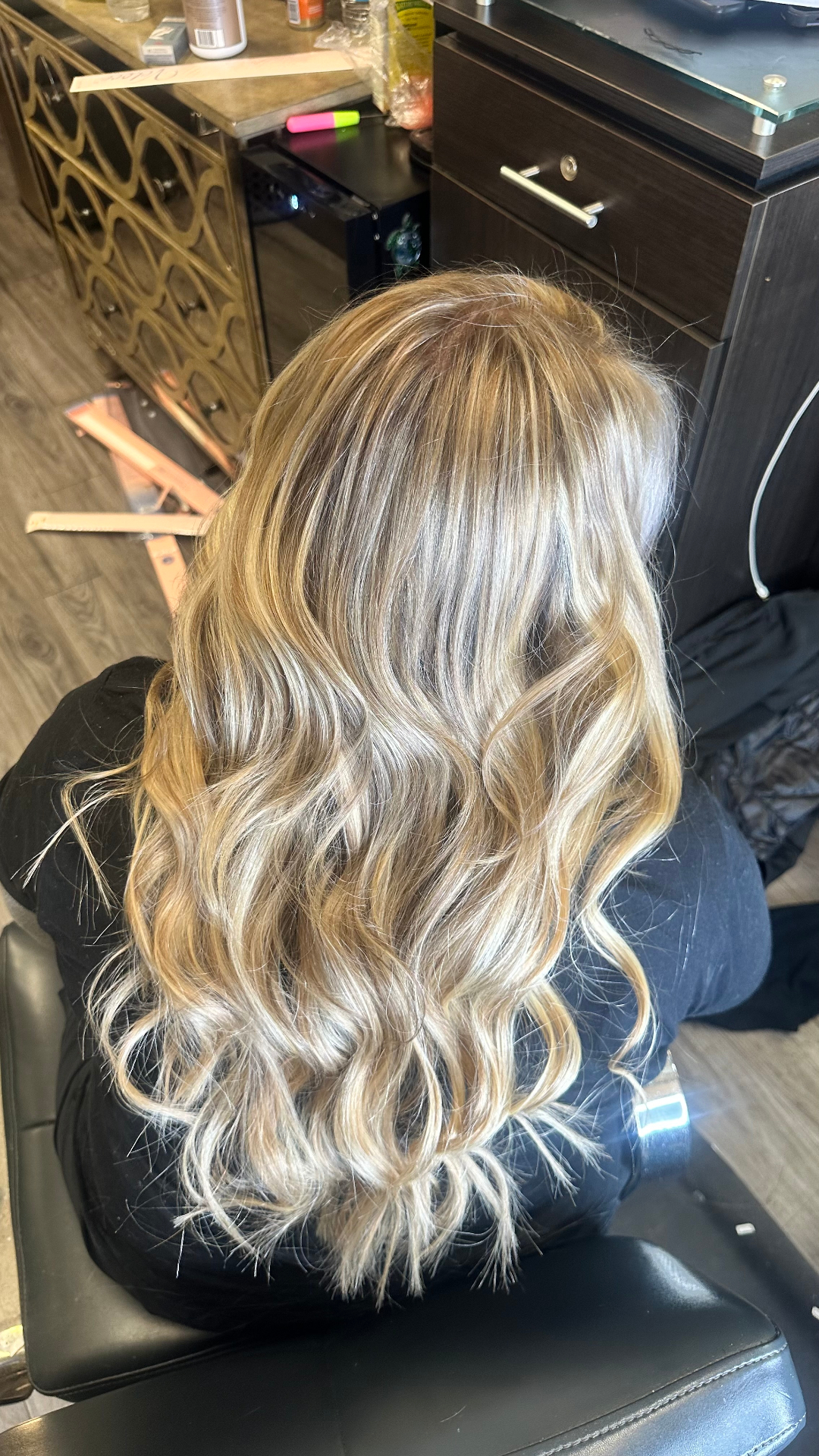 Blonde Balayage Waves
